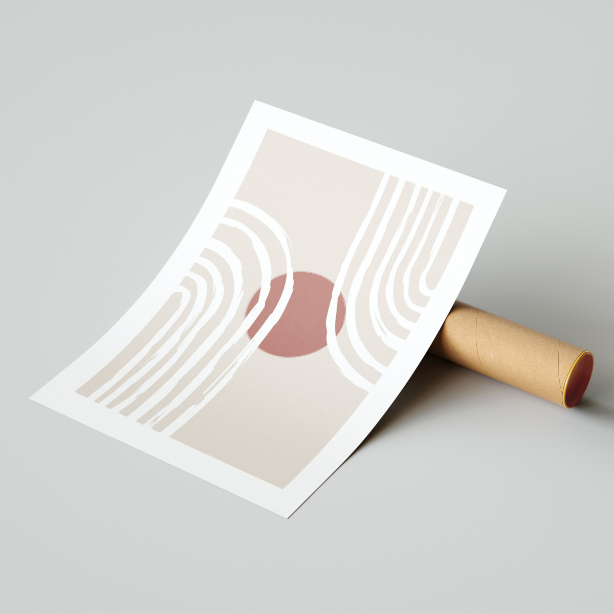 Affiche papier imprimé arche sans cadre FADO beige, FUTURE HOME