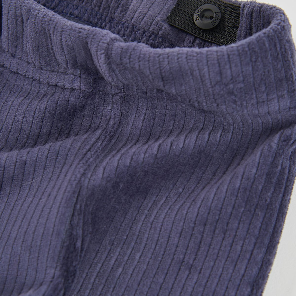 Pantalon en velours cotelé fille bleu, BOBOLI