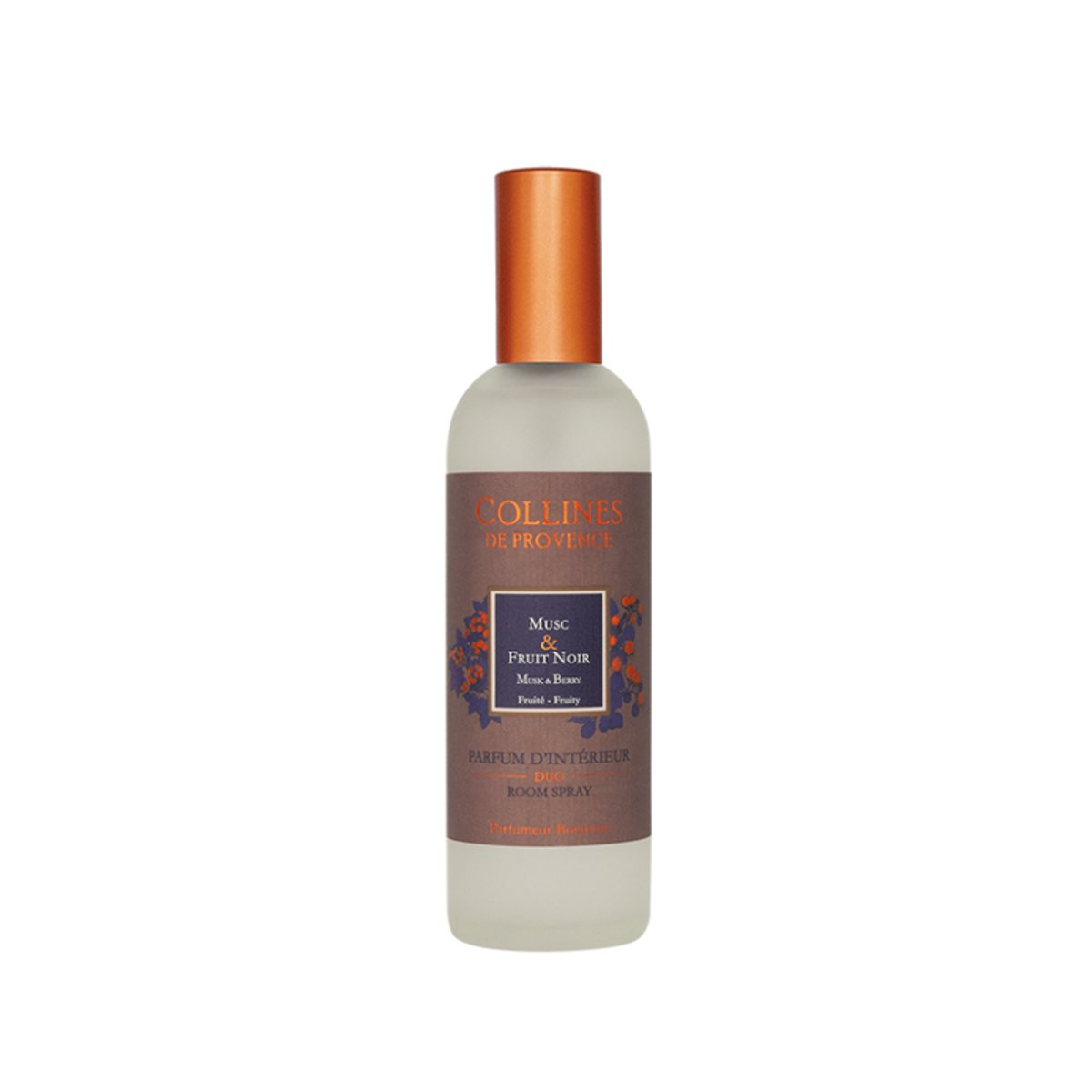 Parfum d'Intérieur  MUSC & FRUIT NOIR violet, COLLINES DE PROVENCE