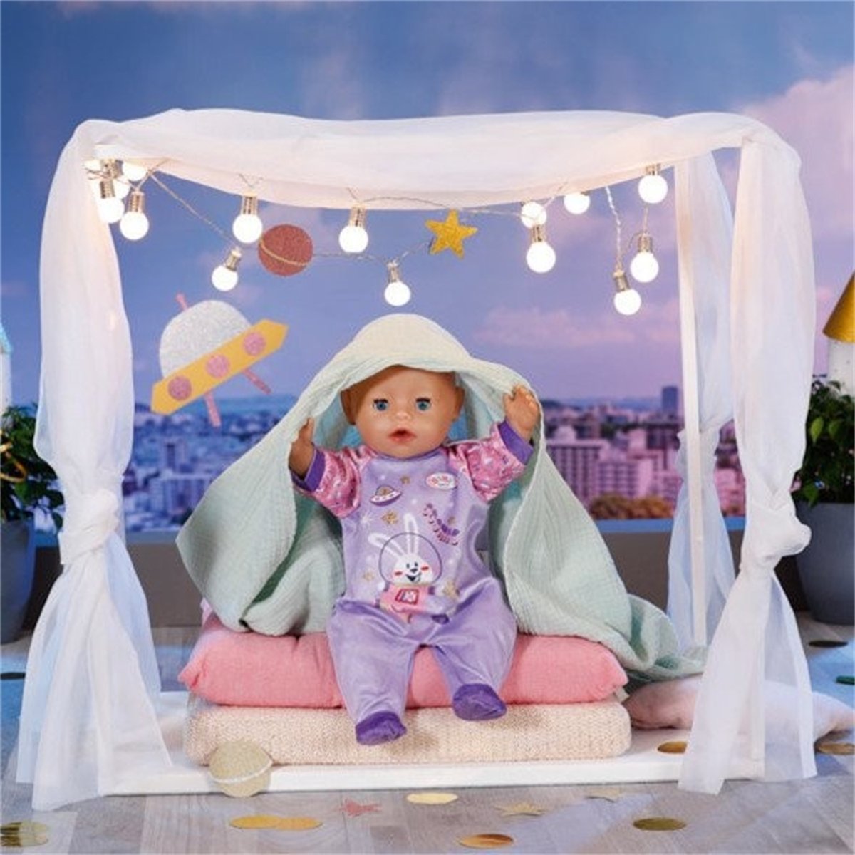 BABY born Grenouillere Happy Birthday 43 cm multicolore, ZAPF CREATION