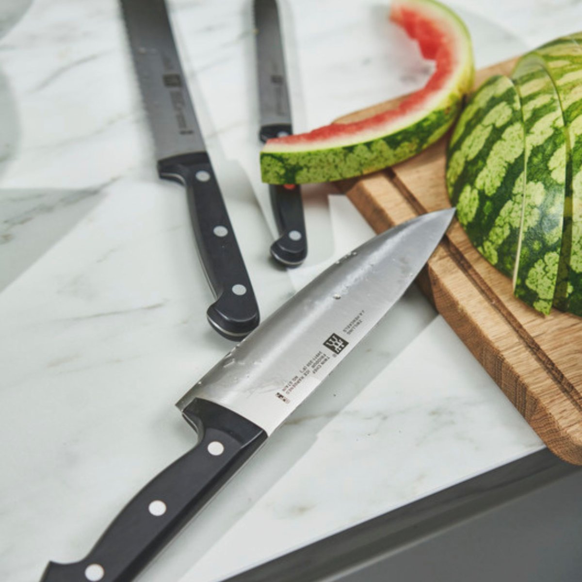 9-pcs, Bloc de couteaux, Anthracite couleur unique, ZWILLING