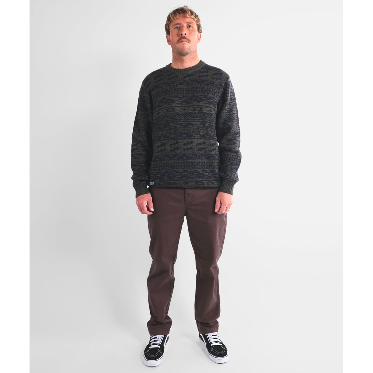 Pull jacquard LINEUP deep marine chine, OXBOW