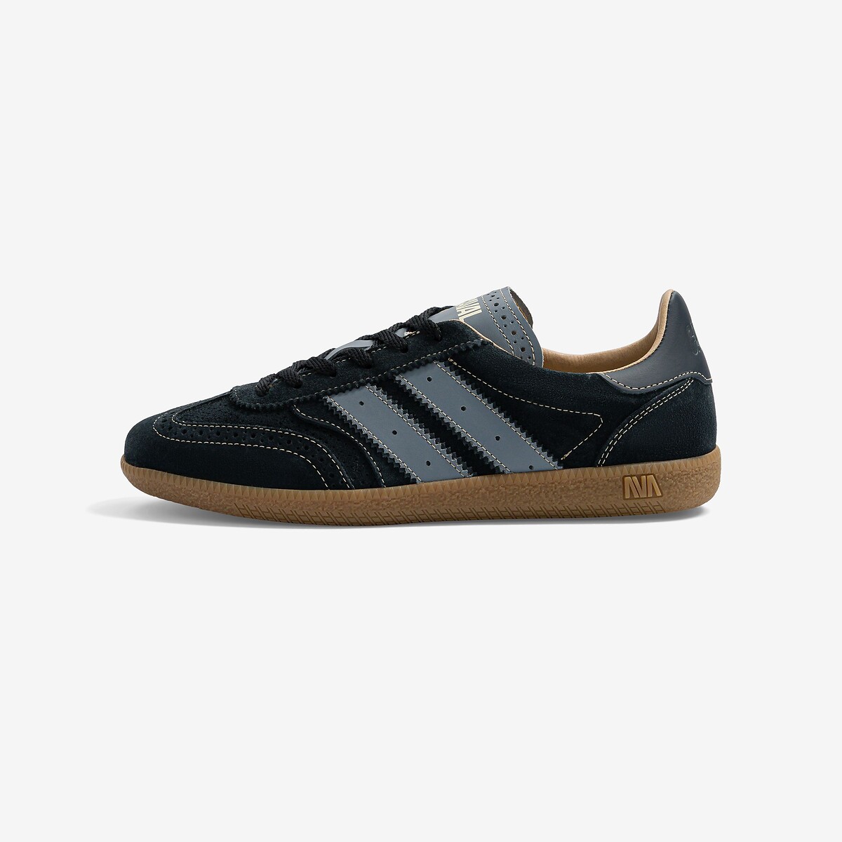 Baskets en cuir Pulse noir, CAVAL