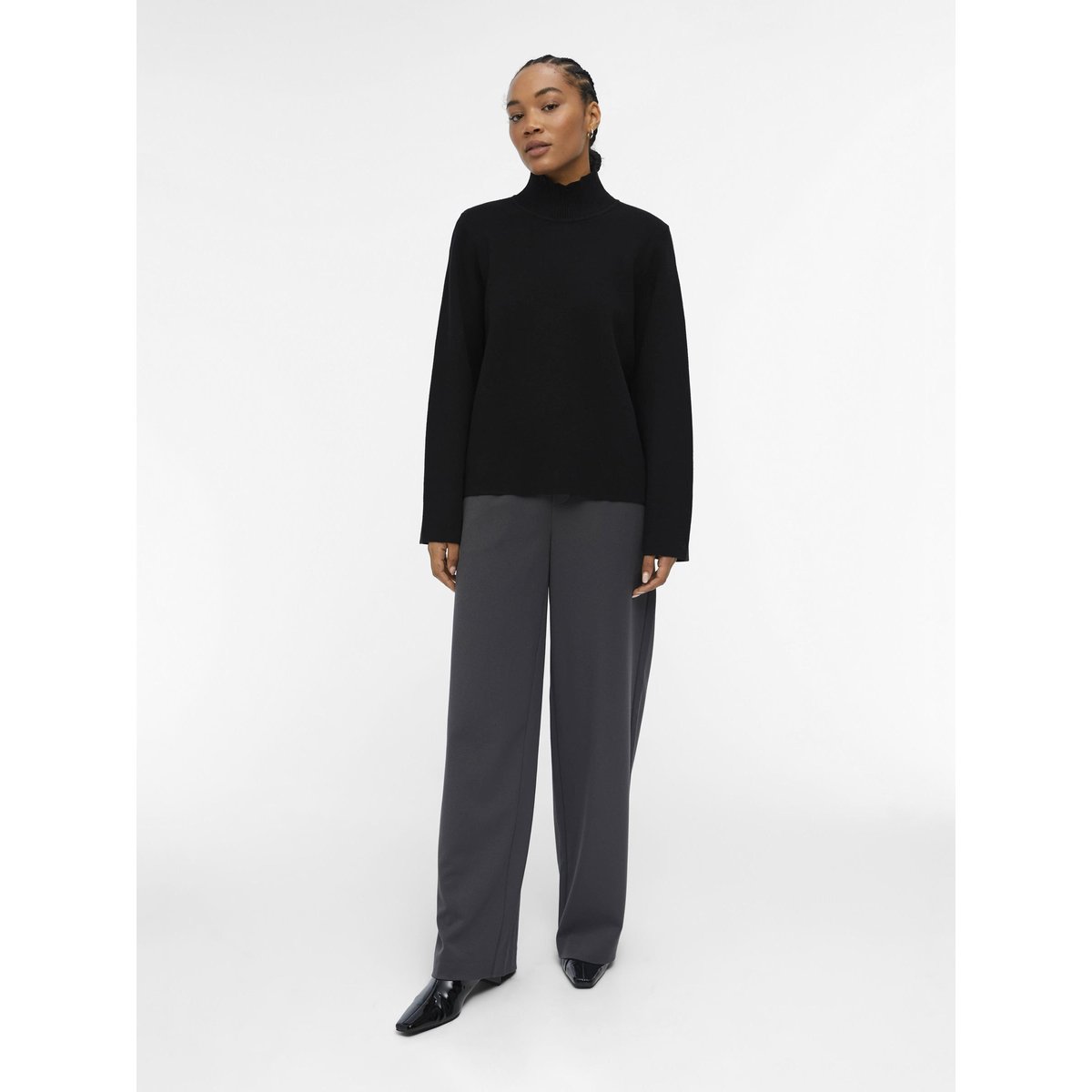 Pullover noir - black, OBJECT