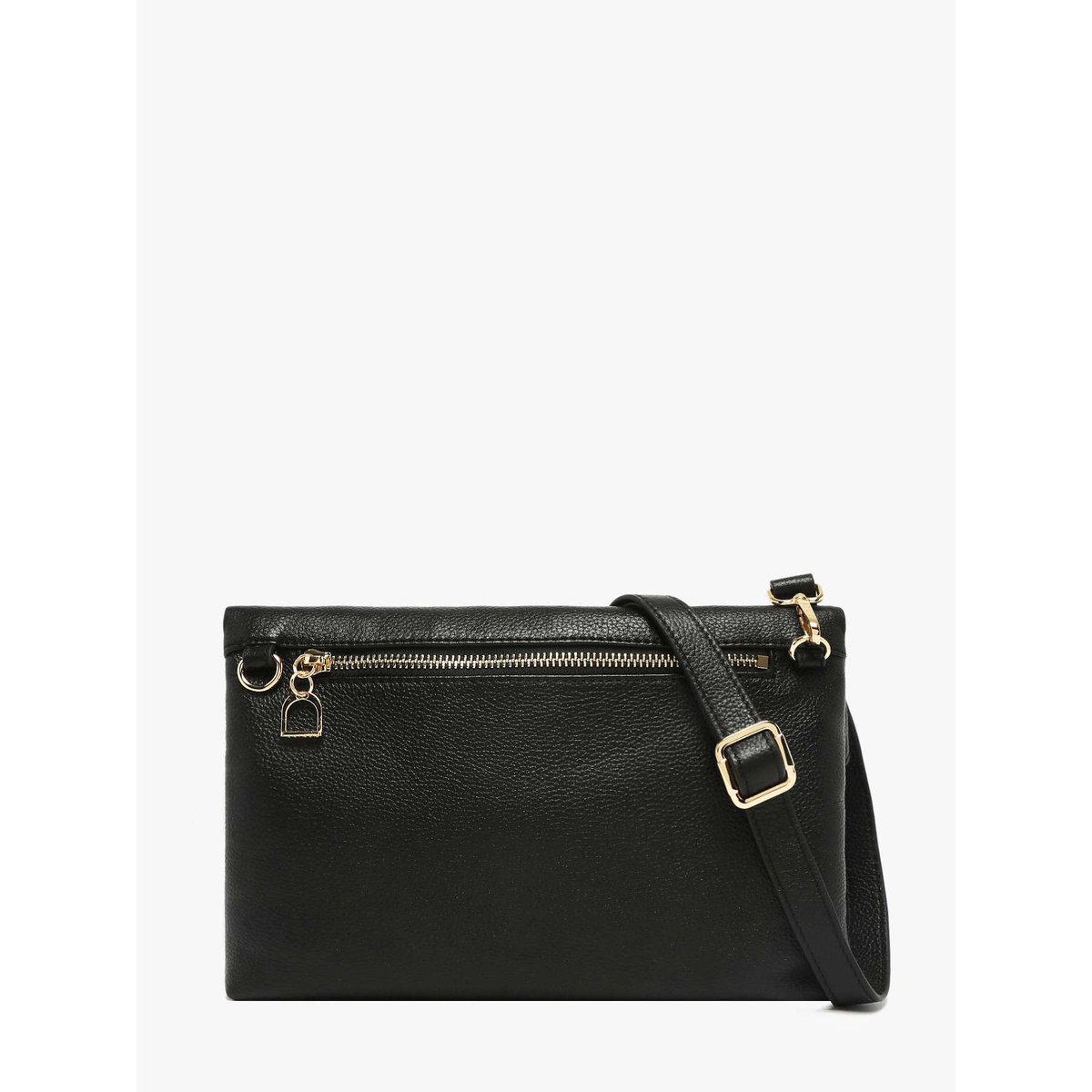 Sac bandoulière Tradition cuir noir, ETRIER