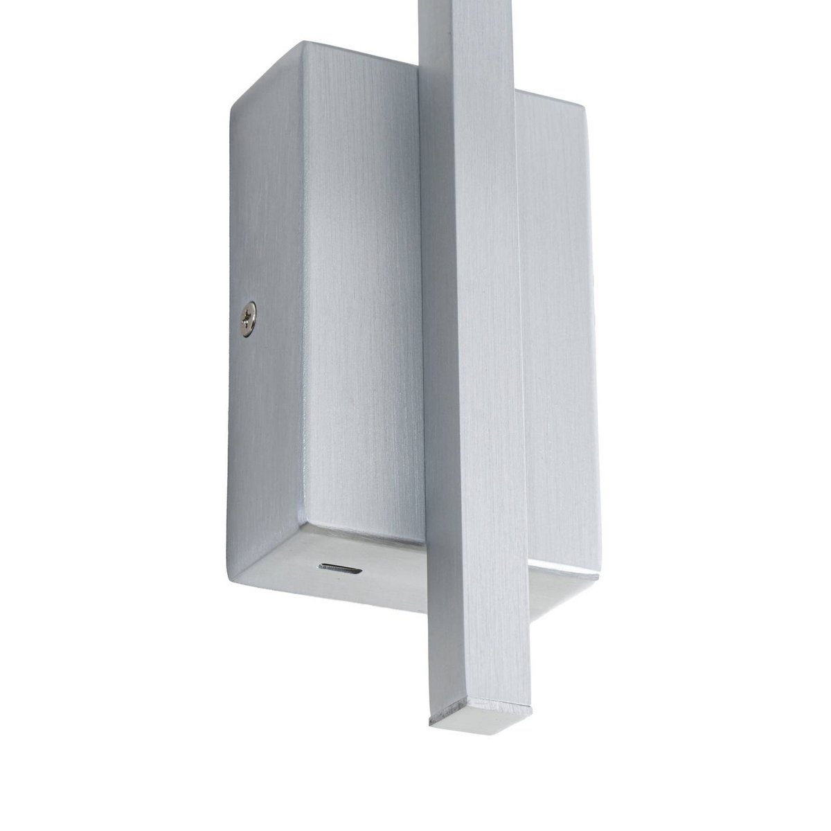 Applique en métal moderneLED, Steve couleur aluminium, LUCANDE