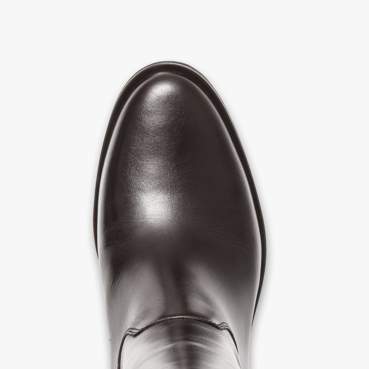 Botte À Talon en cuir HORTENSIA marron chocolat, BOCAGE