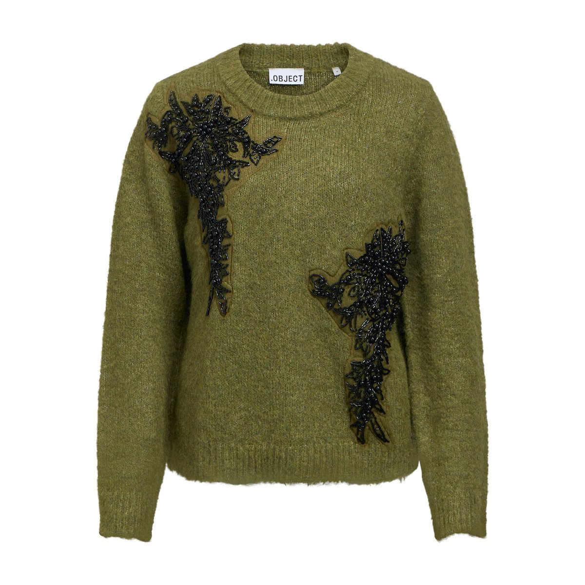 Pull En Maille jaune - martini olive1, OBJECT