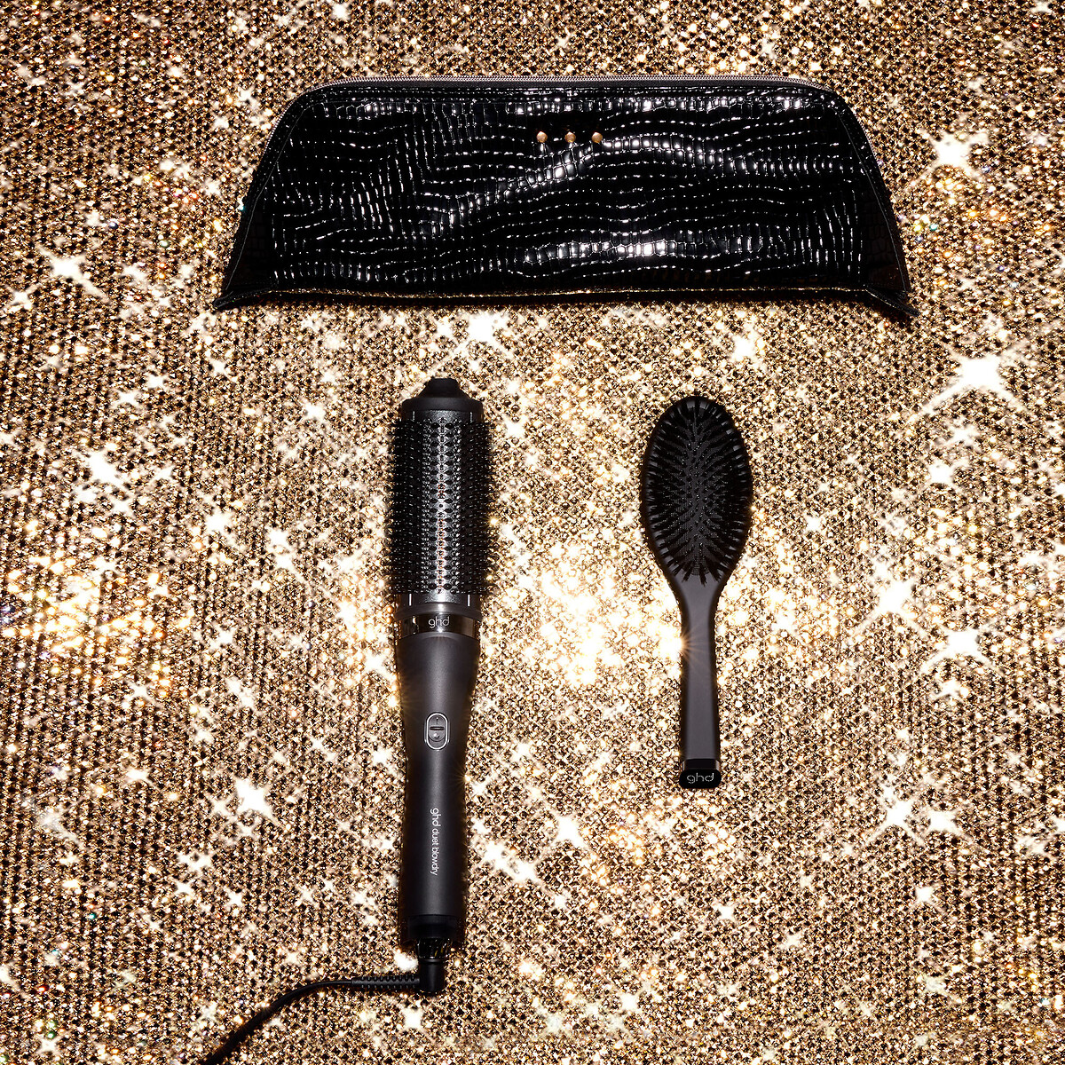 Brosse soufflante 2-en-1 Duet Blowdry noir, GHD