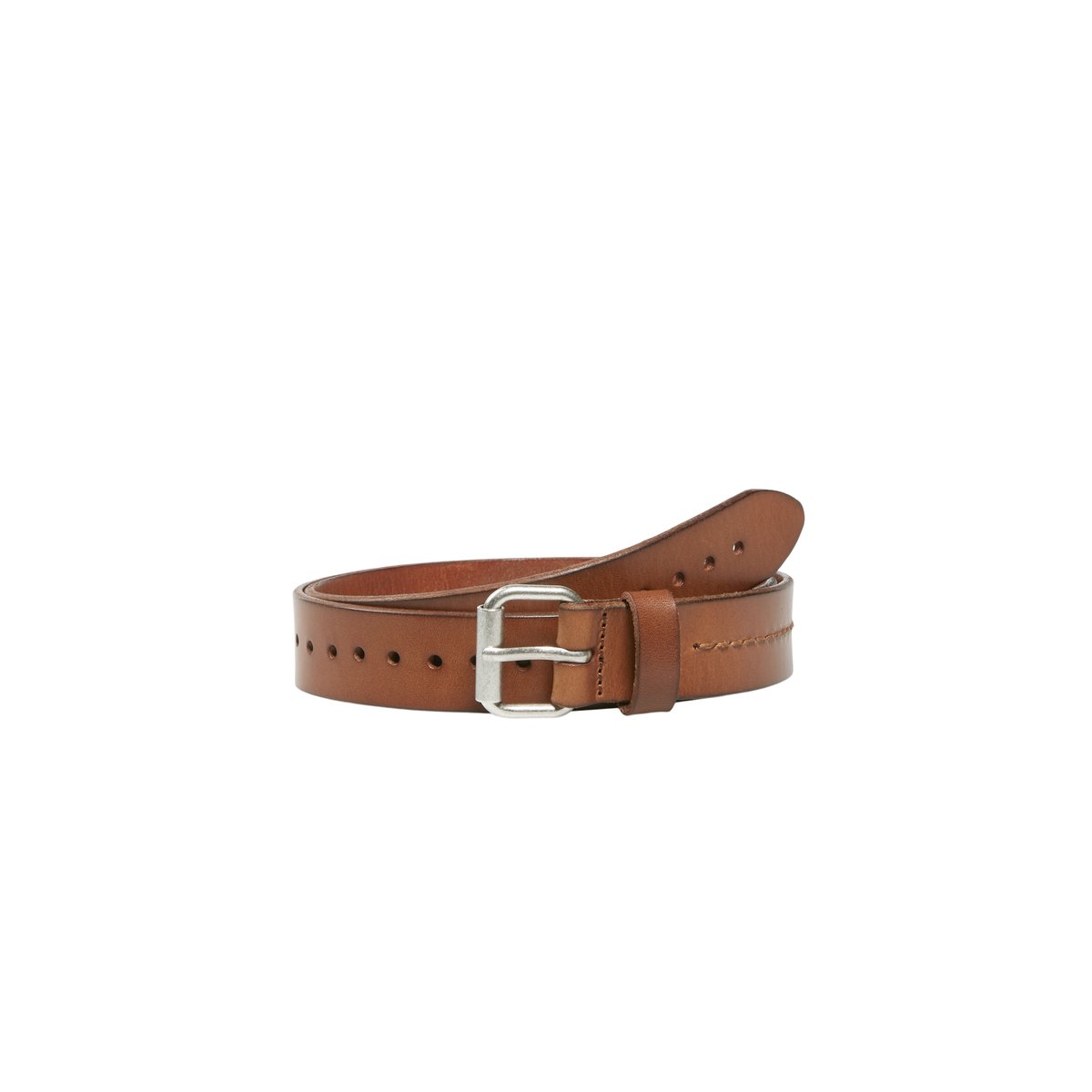 Ceinture en cuir de qualité supérieure marron, MARC O'POLO