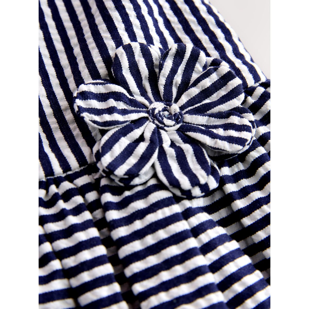 Robe de bal à corsage bleu marine rayé, NEXT