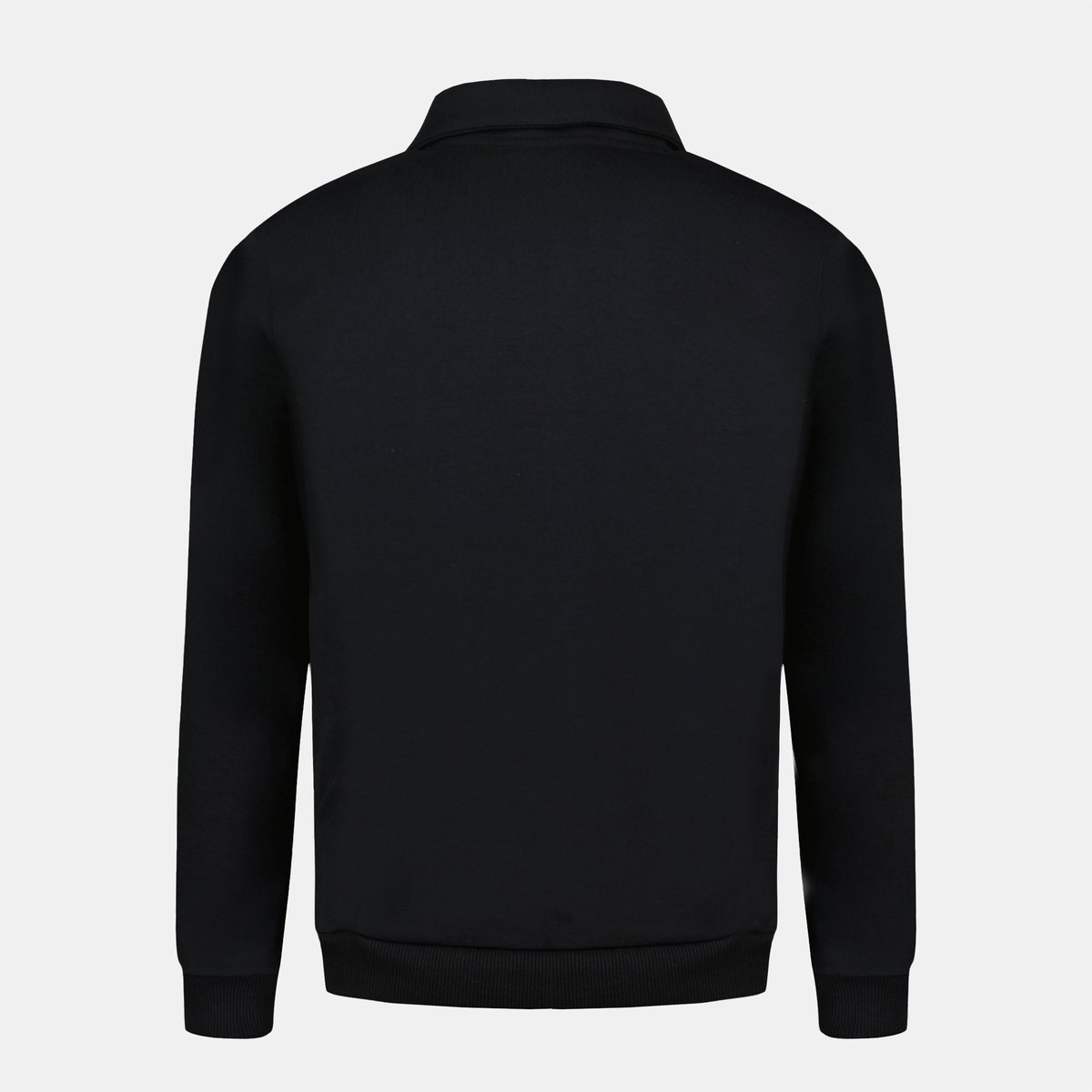 Sweat boutonné Essentiel en double face Essentiels ton/ton black, LE COQ SPORTIF