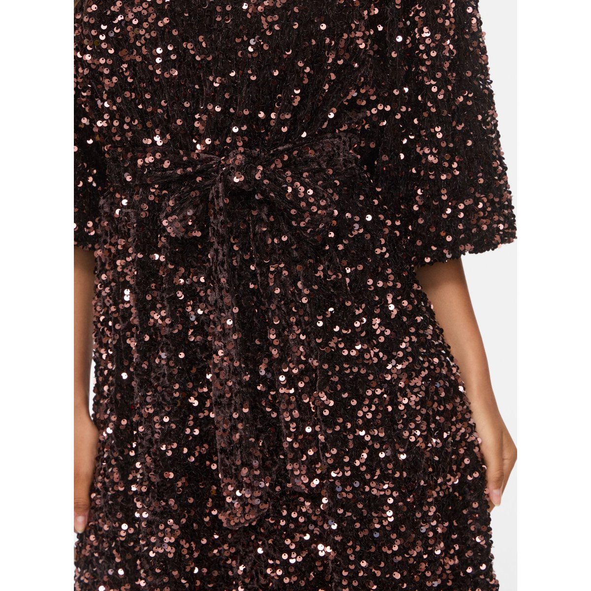 Robe Courte marron - coffee bean1, VILA