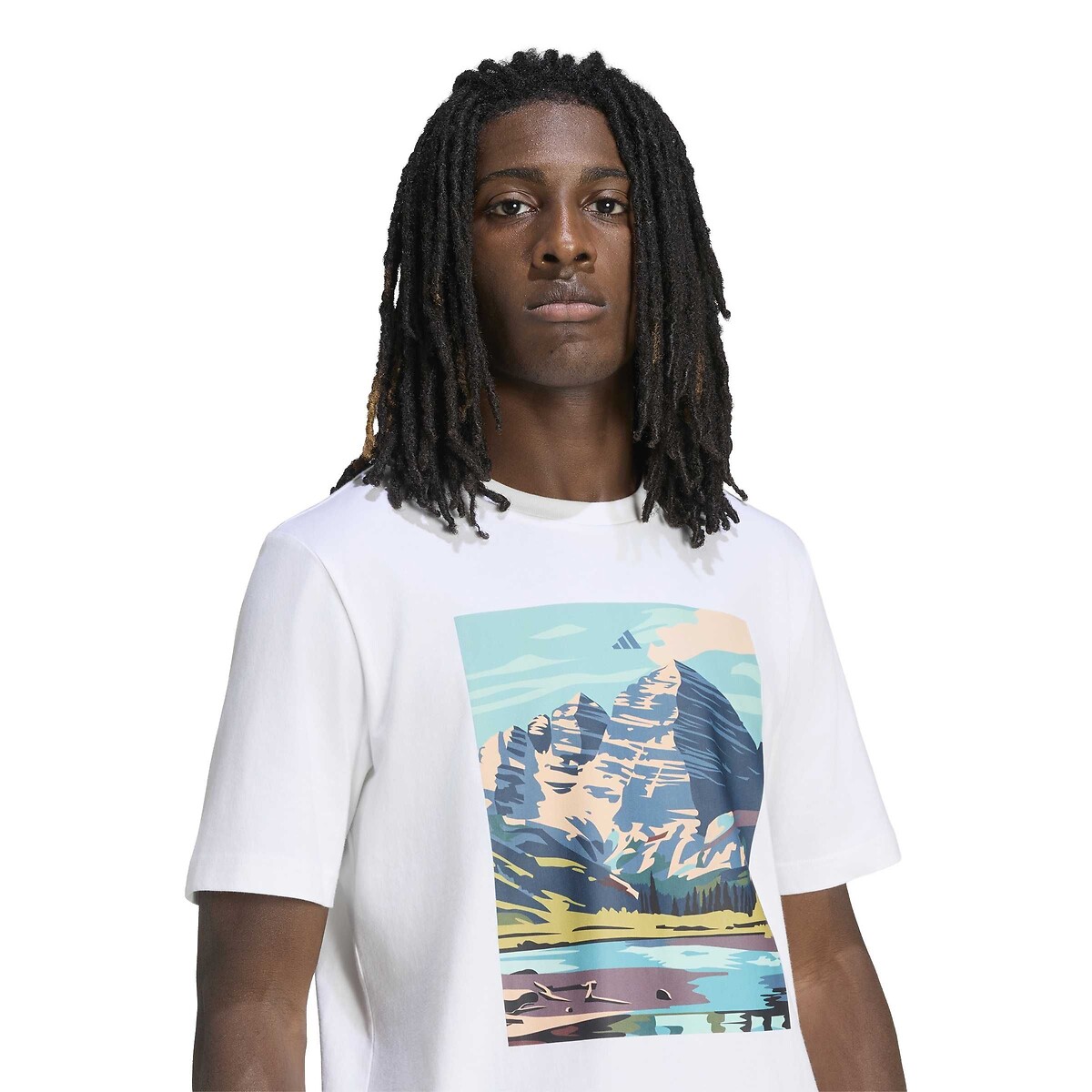 T-shirt de randonnée, TERREX blanc, adidas Performance