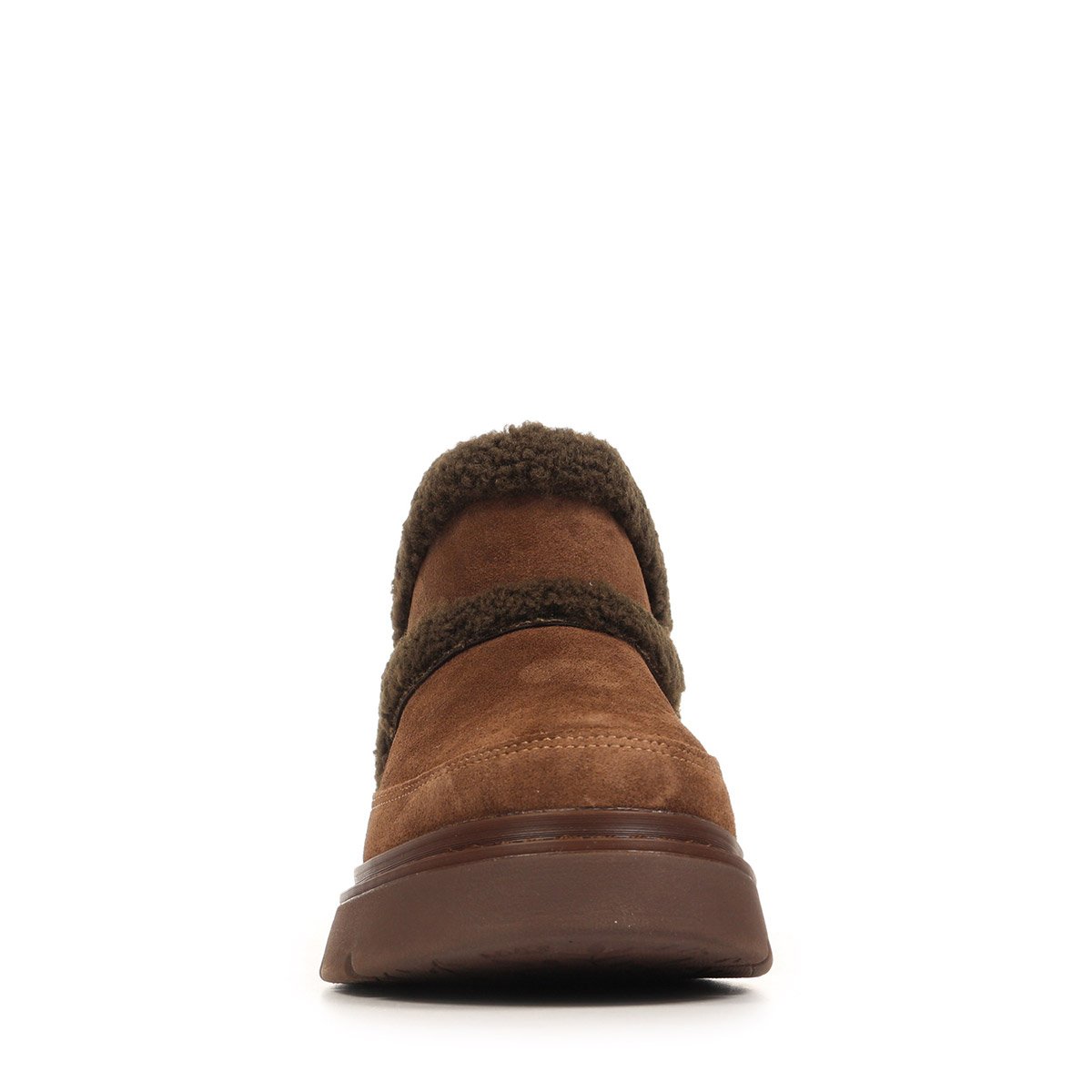 Chaussons KEEPSAKES LITE WINTER SNUG chocolate, SKECHERS