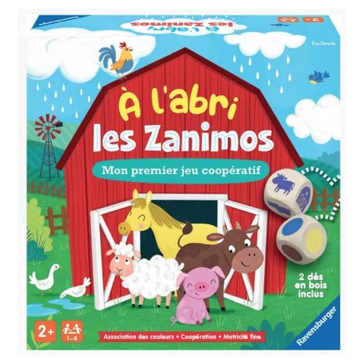 A l abris les Zanimos - Jeu de societe couleur unique, RAVENSBURGER