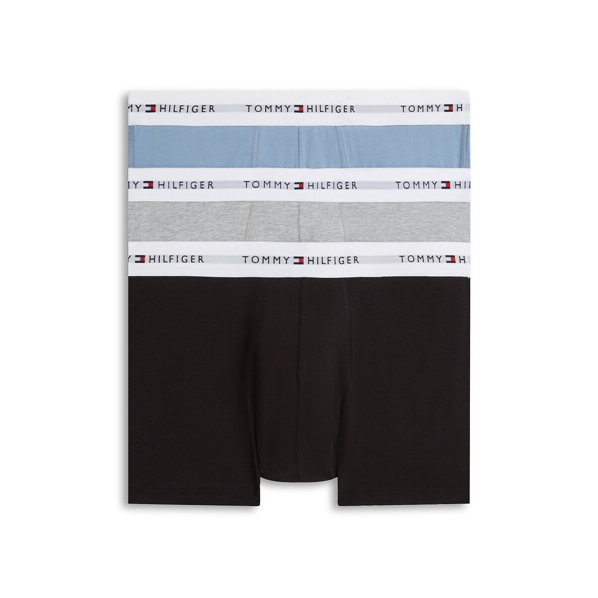 Lot de 3 boxers Everyday Essentials bleu + blanc + noir, TOMMY HILFIGER