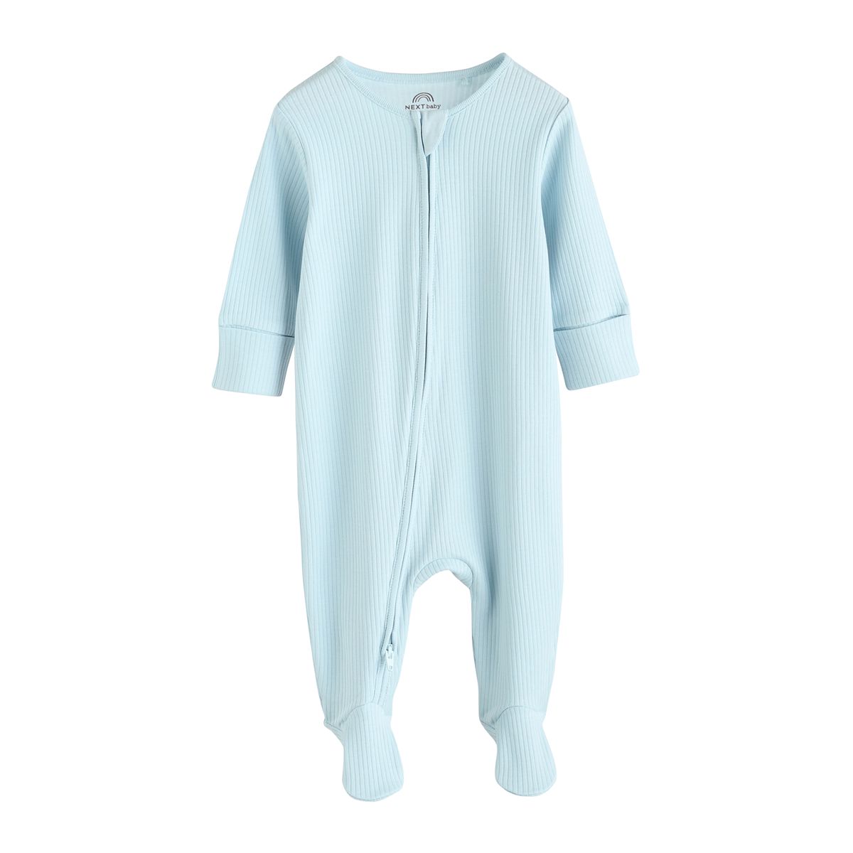 Dors-bien bébé à zip double sens bleu, NEXT