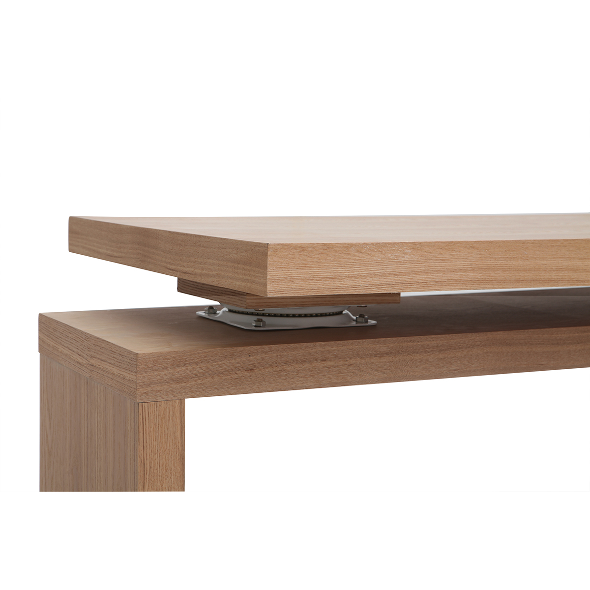 Bureau modulable design L140-218 cm MAX marron clair, MILIBOO