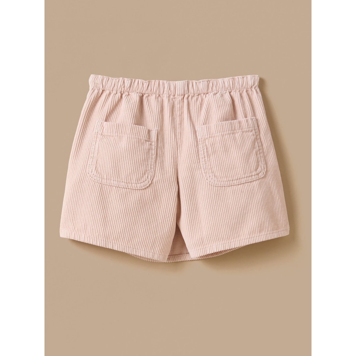 Jupe short en velours rose poudre, CYRILLUS