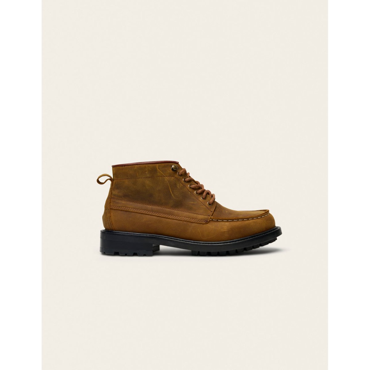 Bottines FENO cuir déperlant marron, ODAJE