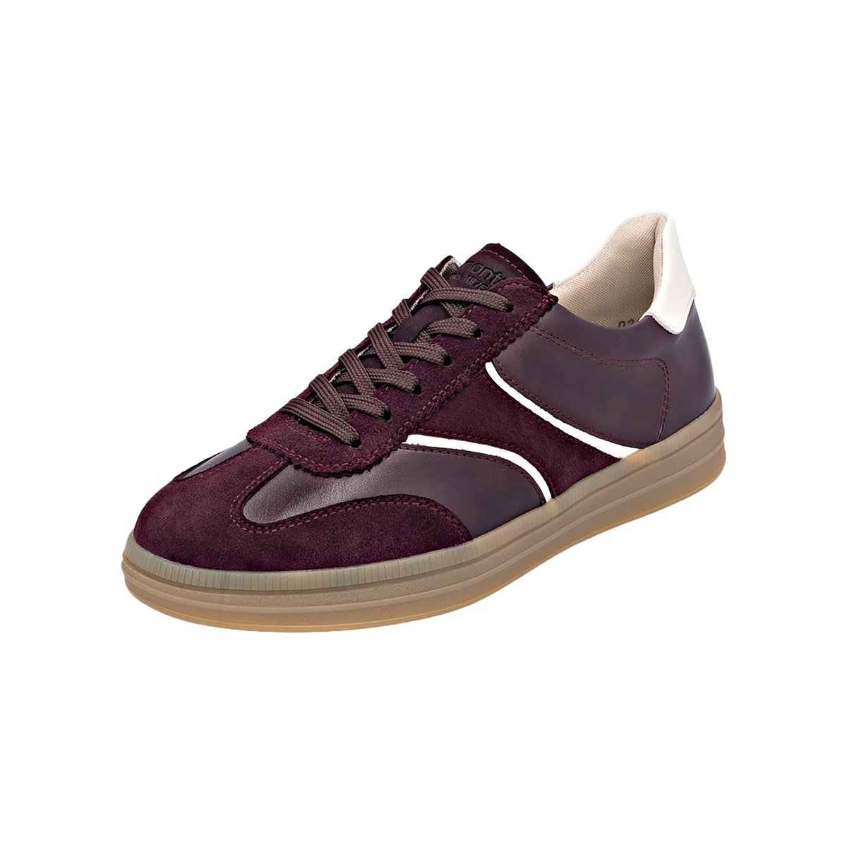 Basket Basse Cuir Lonora rouge-combi, REMONTE