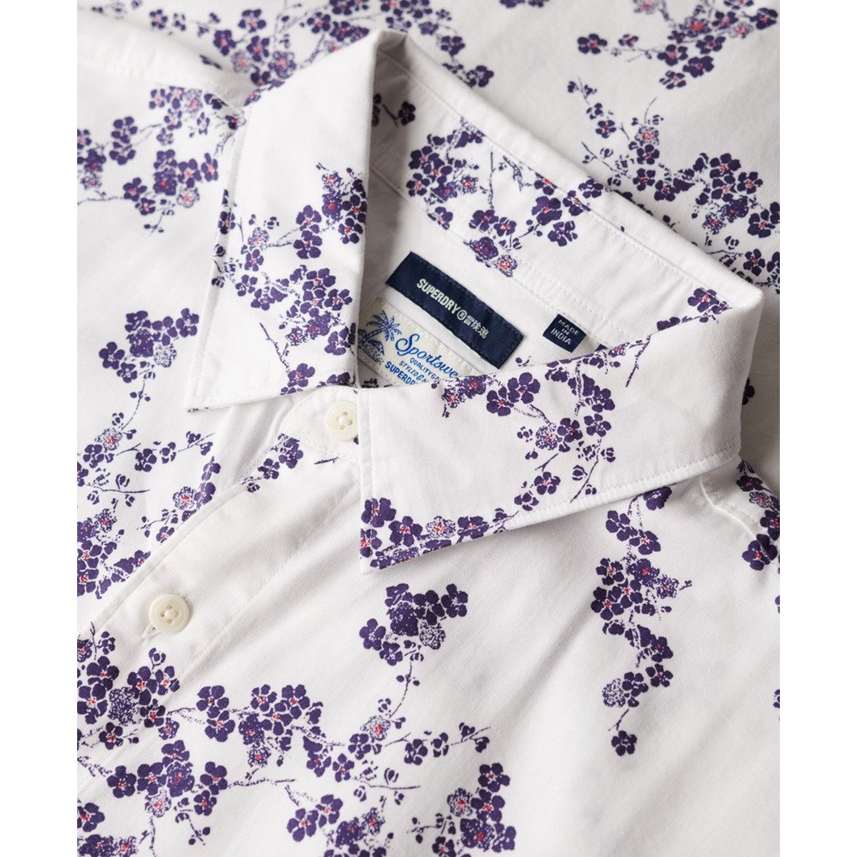 Chemise hawaïenne vintage fleur optic, SUPERDRY