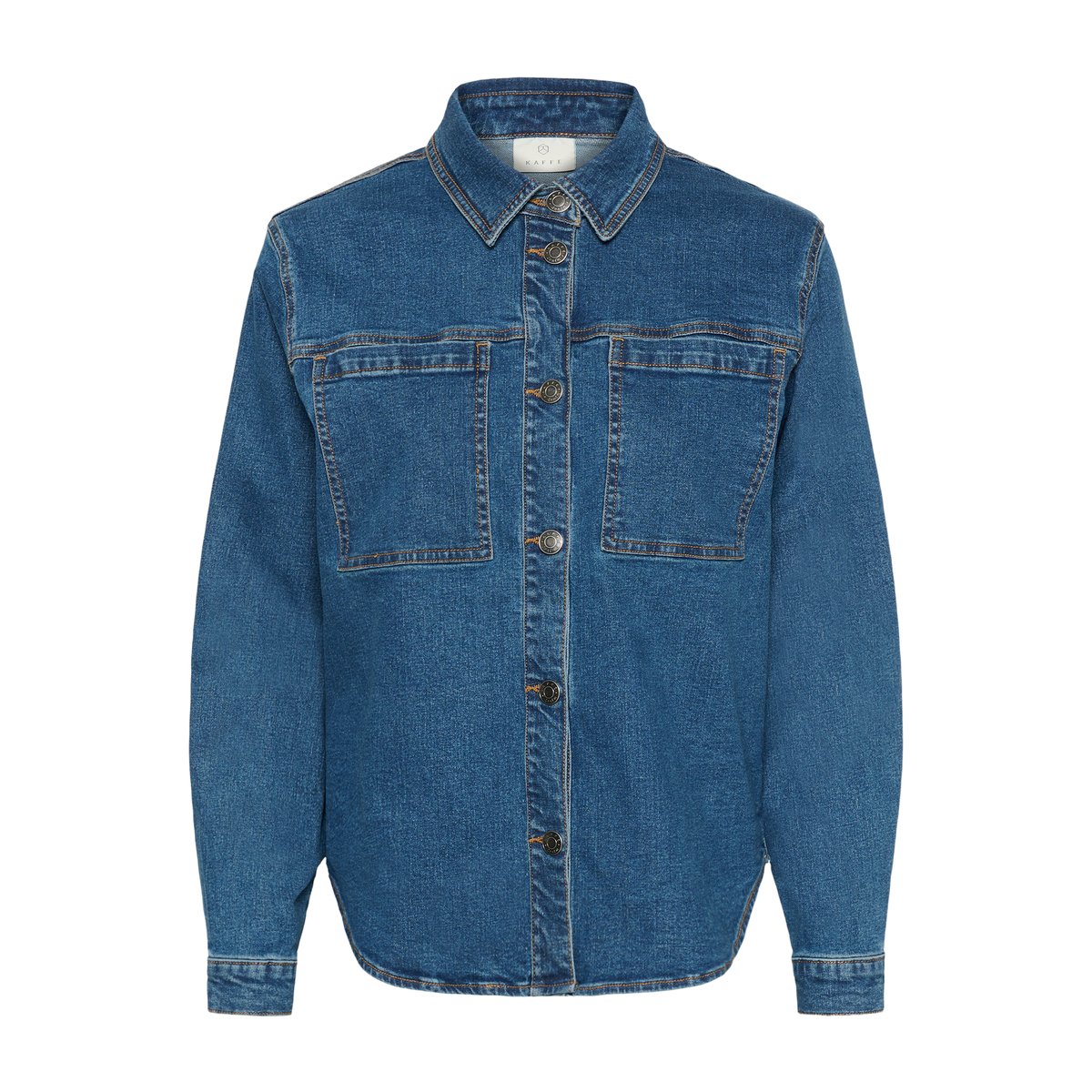 Chemise en jean bleu medium blue denim, KAFFE