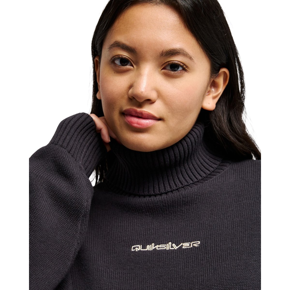 Pull ANAKAO TURTLE noir tarmac, QUIKSILVER