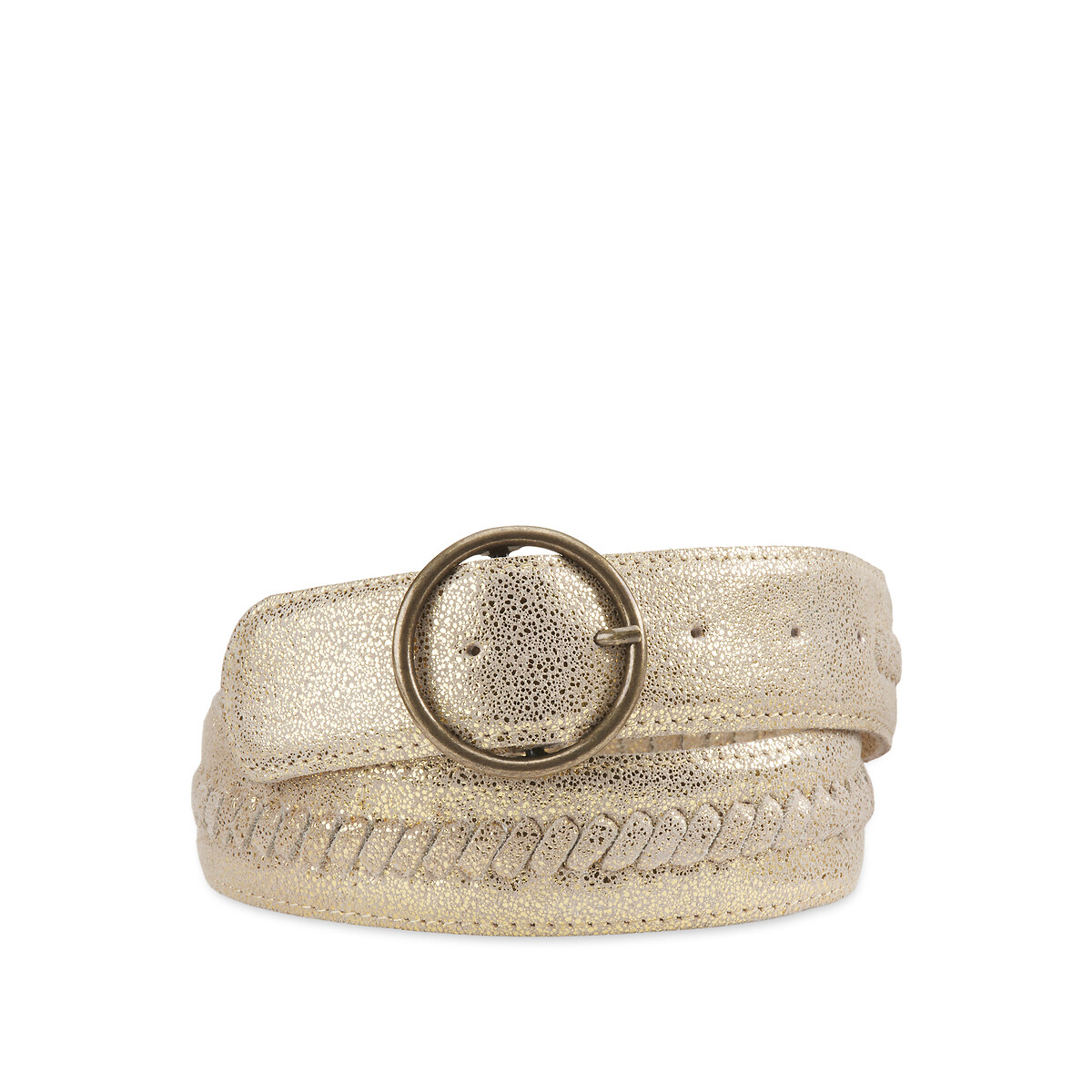 Ceinture en cuir Sybil doré, PIECES