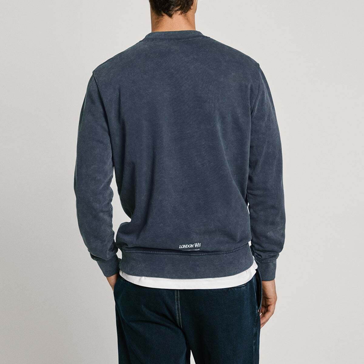 Sweat-Shirt Coupe Regular Avec Logo En Relief bleu sterling, PEPE JEANS