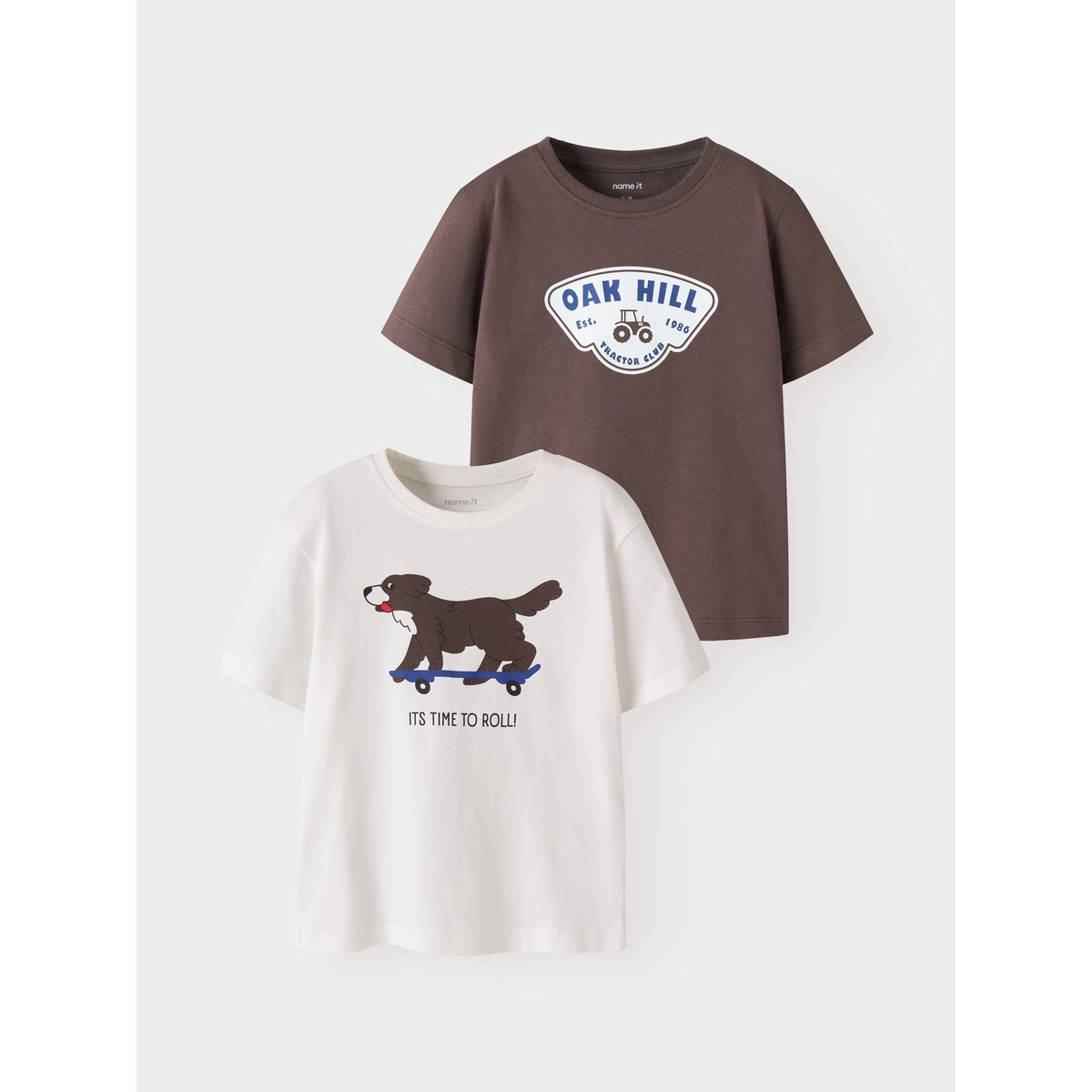 T-Shirt blanc - wispy clouds, NAME IT