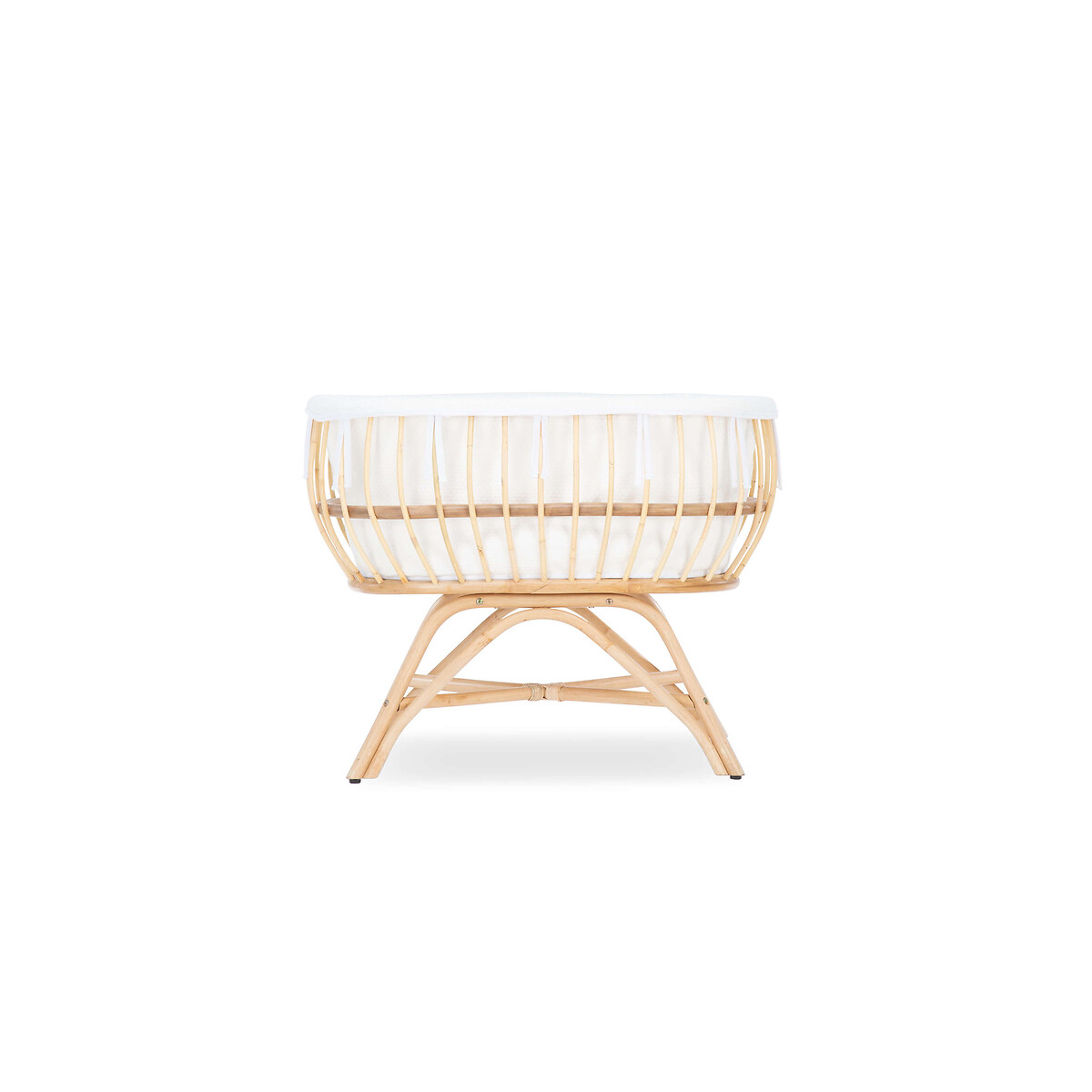 Aria Rattan Crib beige, CUDDLECO