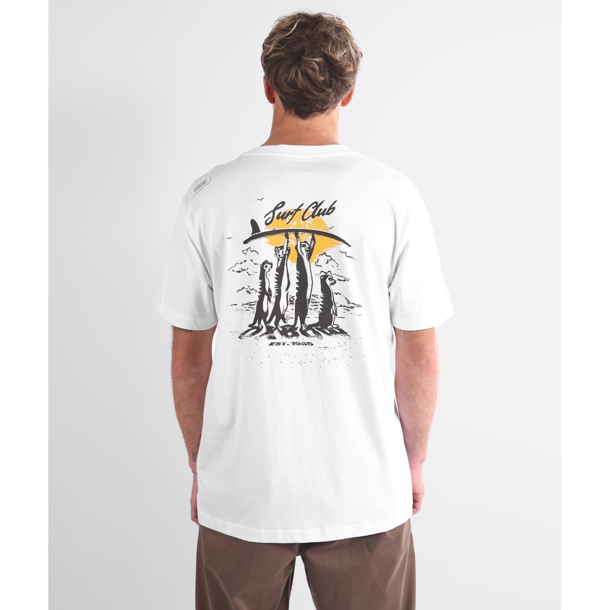 Tee-shirt manches courtes eco SURFICATE blanc, OXBOW