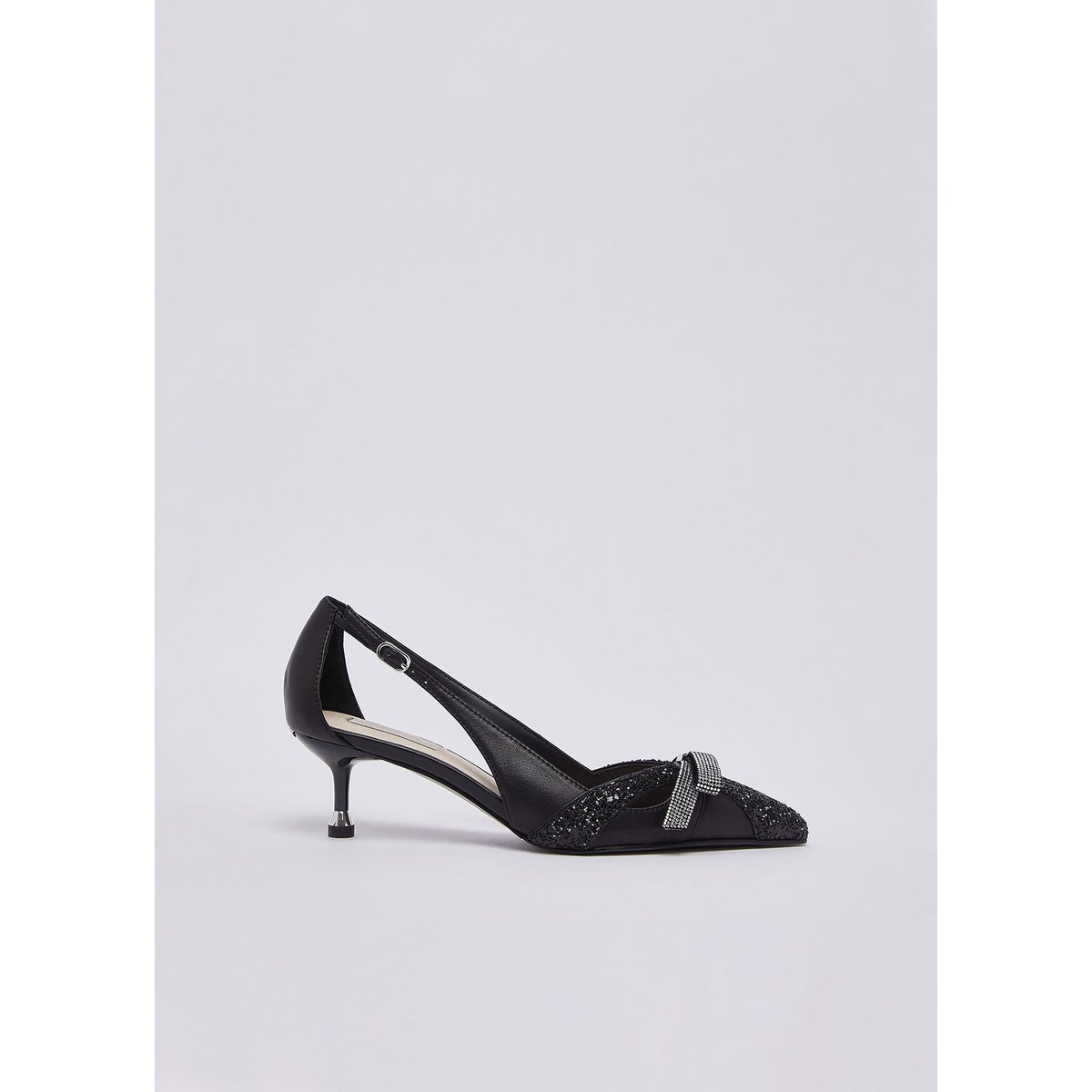 Escarpins pailletés avec découpes noir, LIU JO