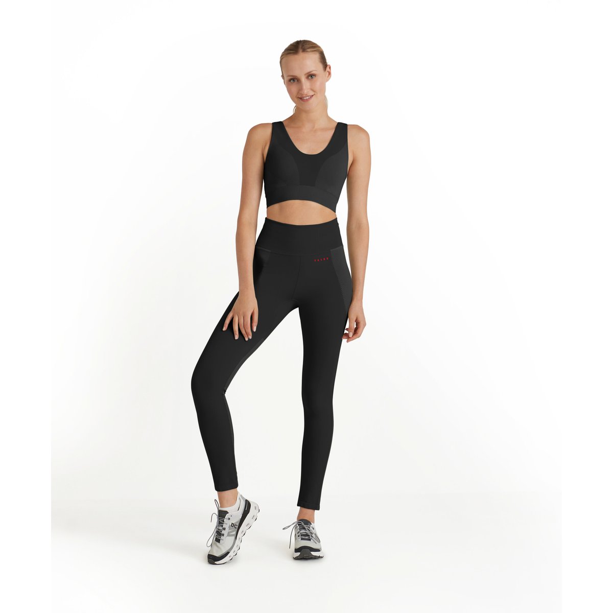 Soutien-gorge sport Seamless Shape noir, FALKE