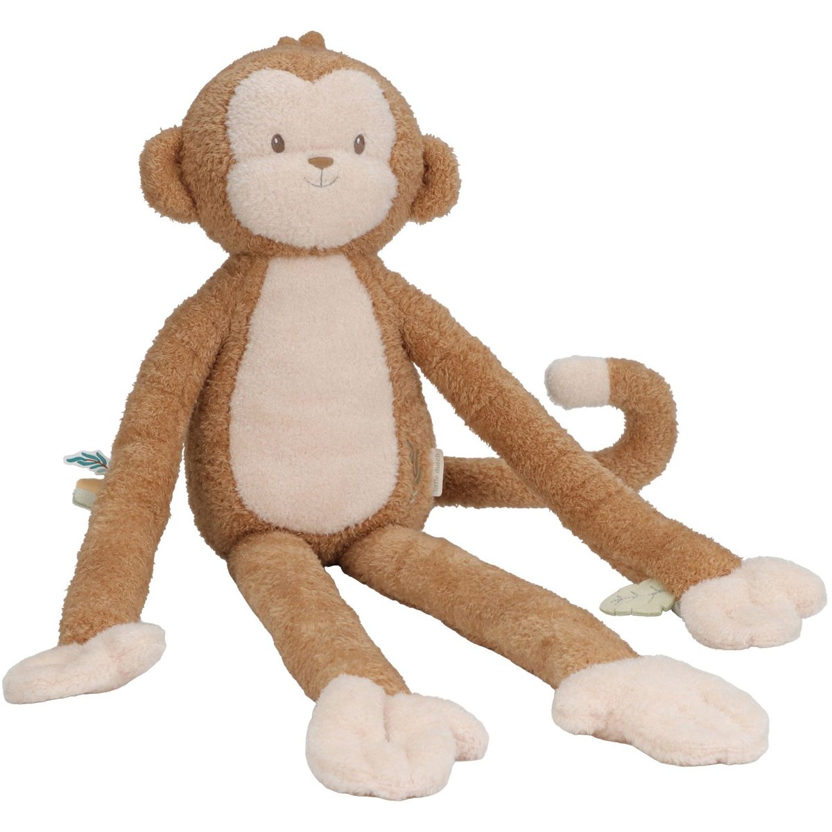 Peluche géante beige, marron, LITTLE DUTCH