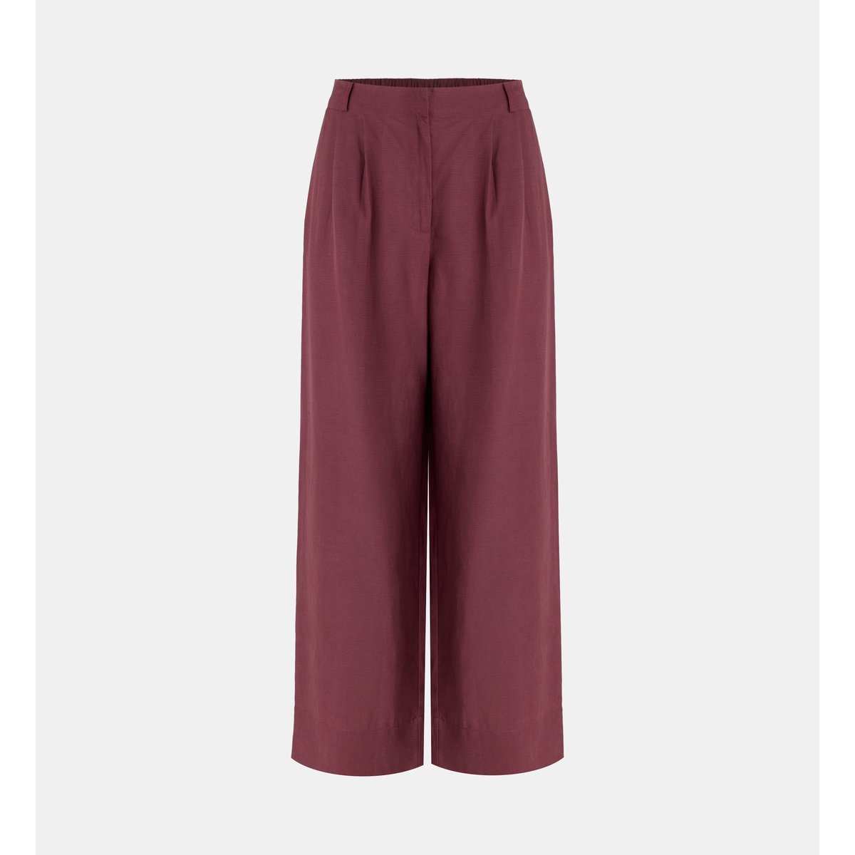 Pantalon karrot large à pinces rose foncé, JODHPUR