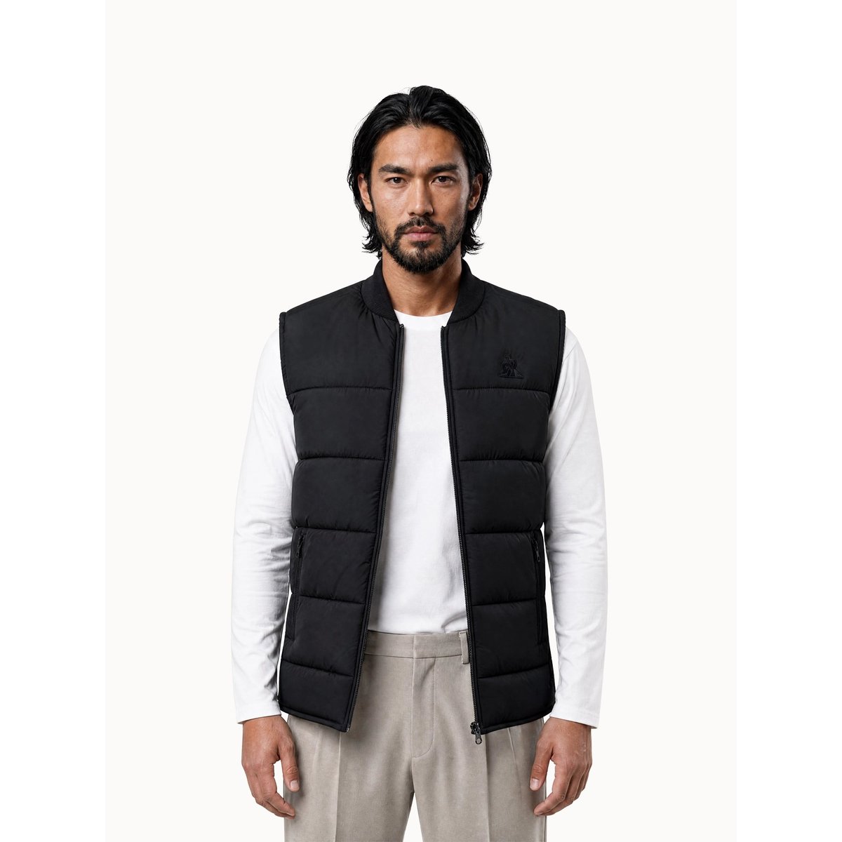 Doudoune sans manches déperlante Essentiel Essentiels ton/ton black, LE COQ SPORTIF