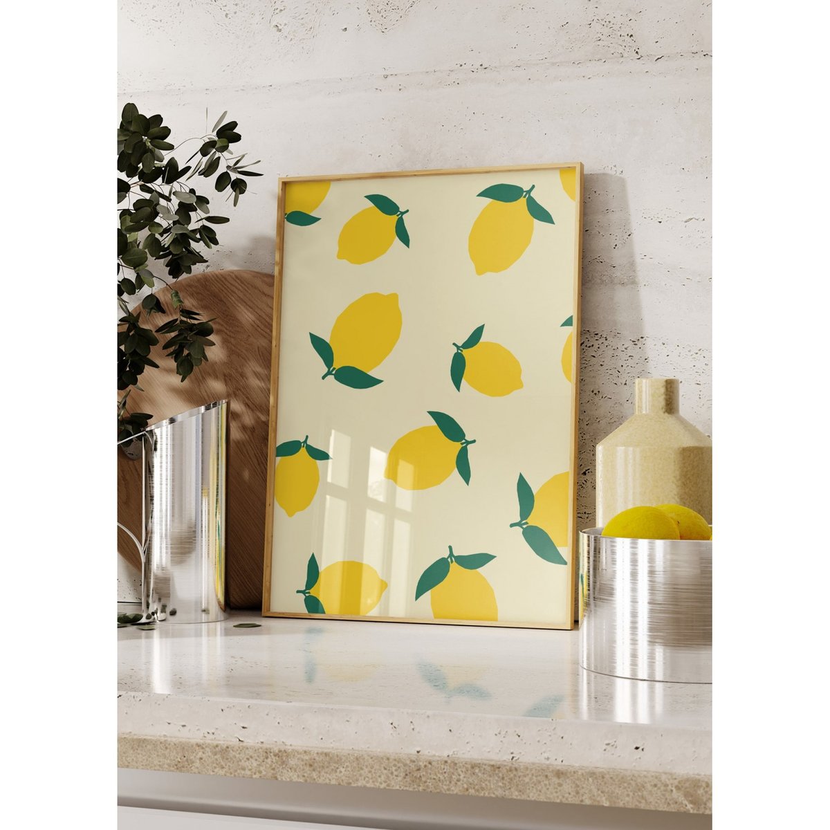 Affiche Citron blanc, L'AFFICHERIE