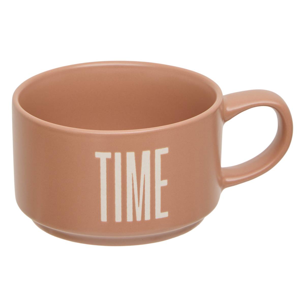 Théière solitaire en grès BREAK TIME beige, ATMOSPHERA