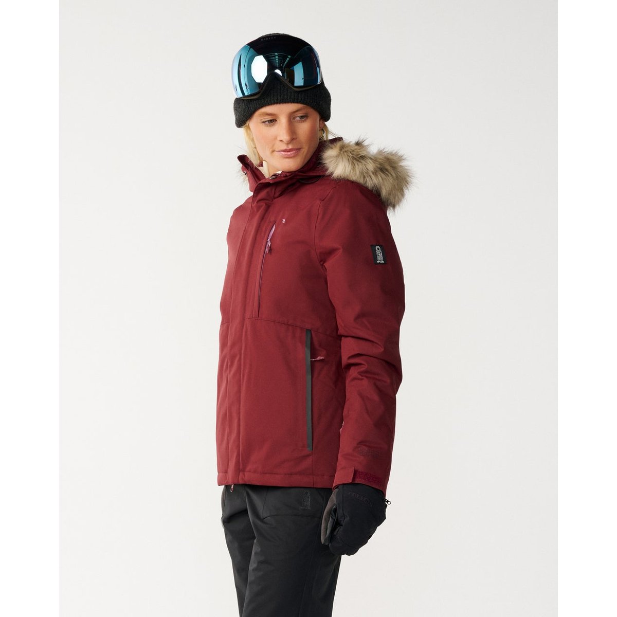 Veste de ski SEARCH SERIES Parker prune foncé, RIP CURL
