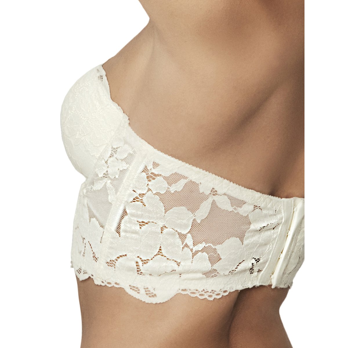 Soutien-gorge bustier balconnet FEDERICA MARIAGE ivoire, SELMARK