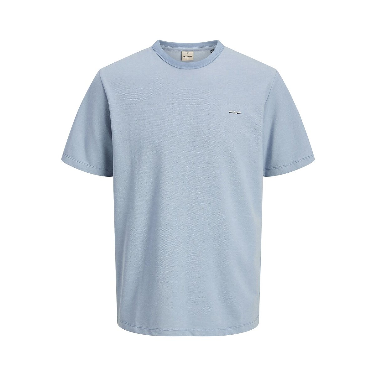 T-shirt col rond manches courtes bleu clair, JACK & JONES