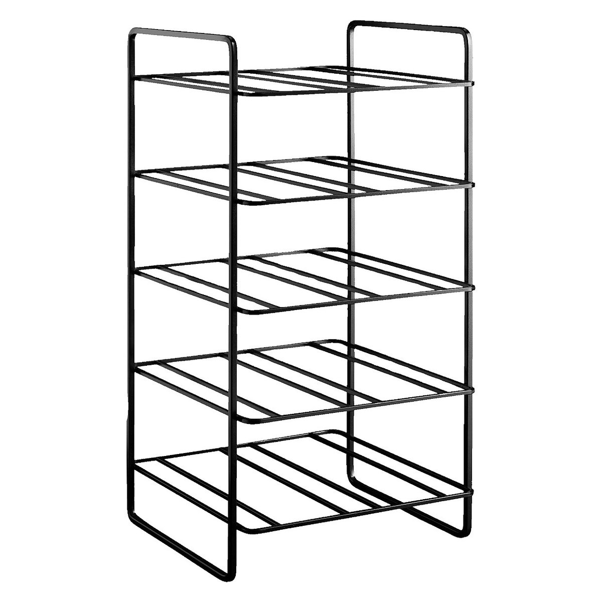 Range bouteille métal MIKADO noir, HABITAT