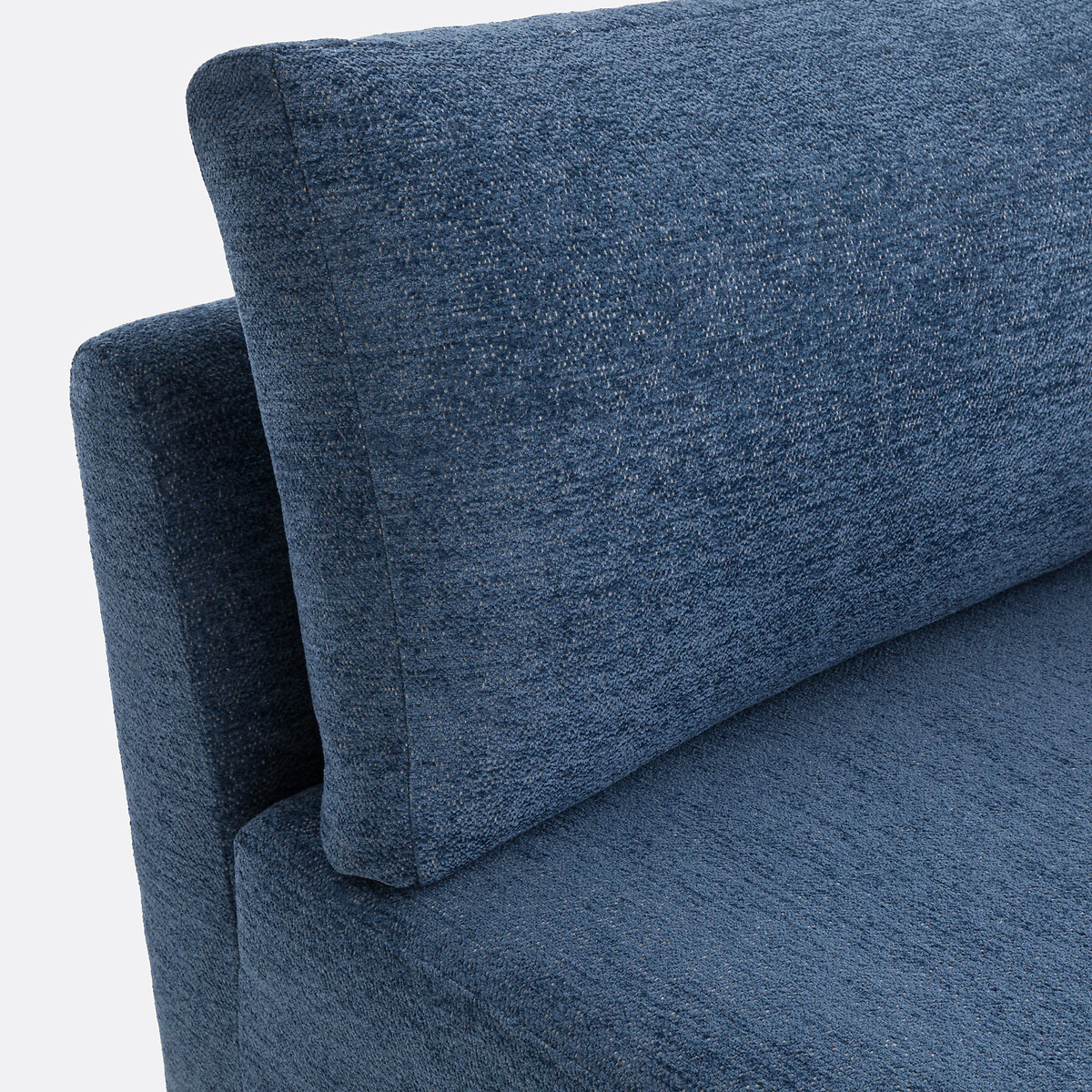 Omkeerbare hoekmodule, gemêleerde chenille, Monica nachtblauw, LA REDOUTE INTERIEURS