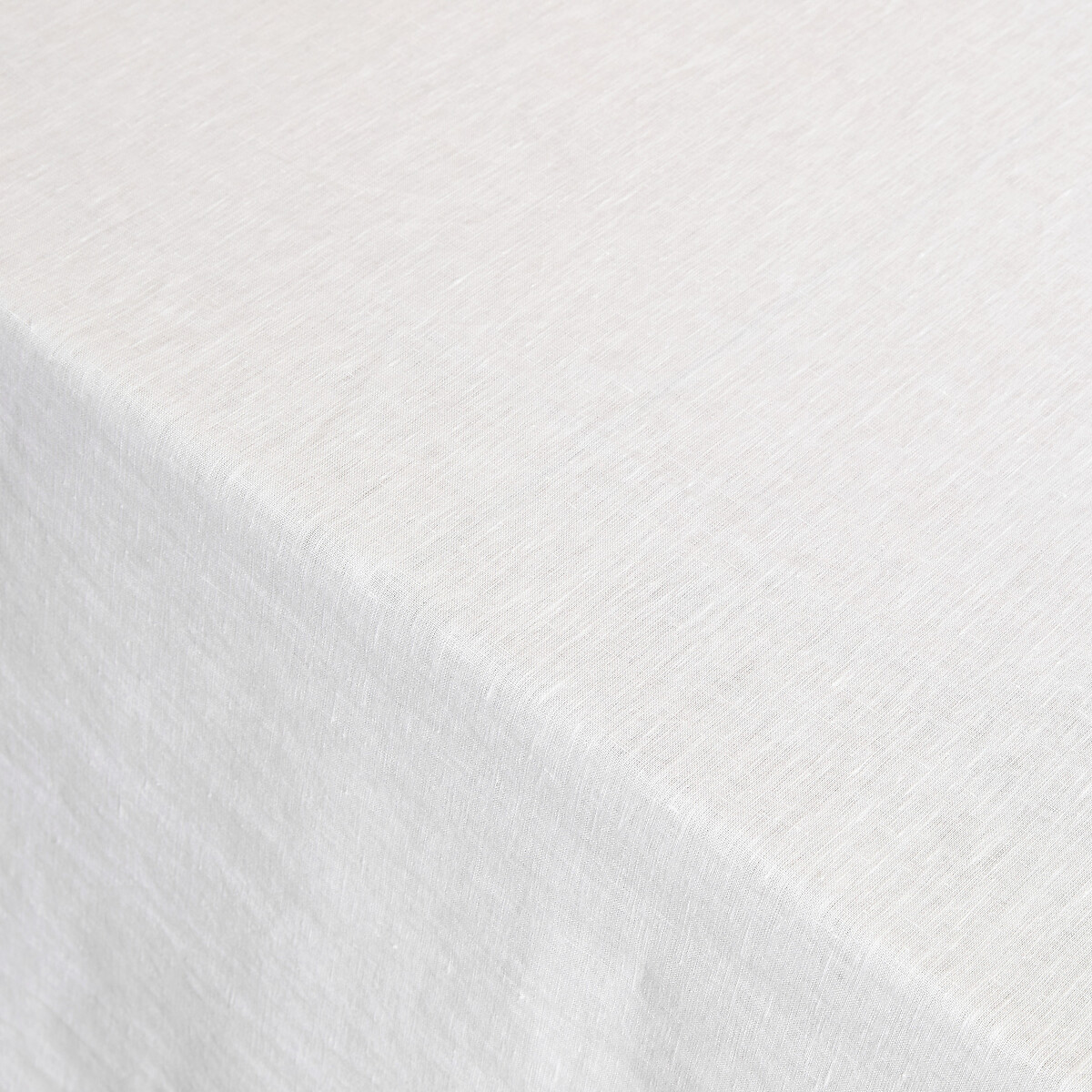 Victorine Best Quality Linen Tablecloth white, LA REDOUTE INTERIEURS