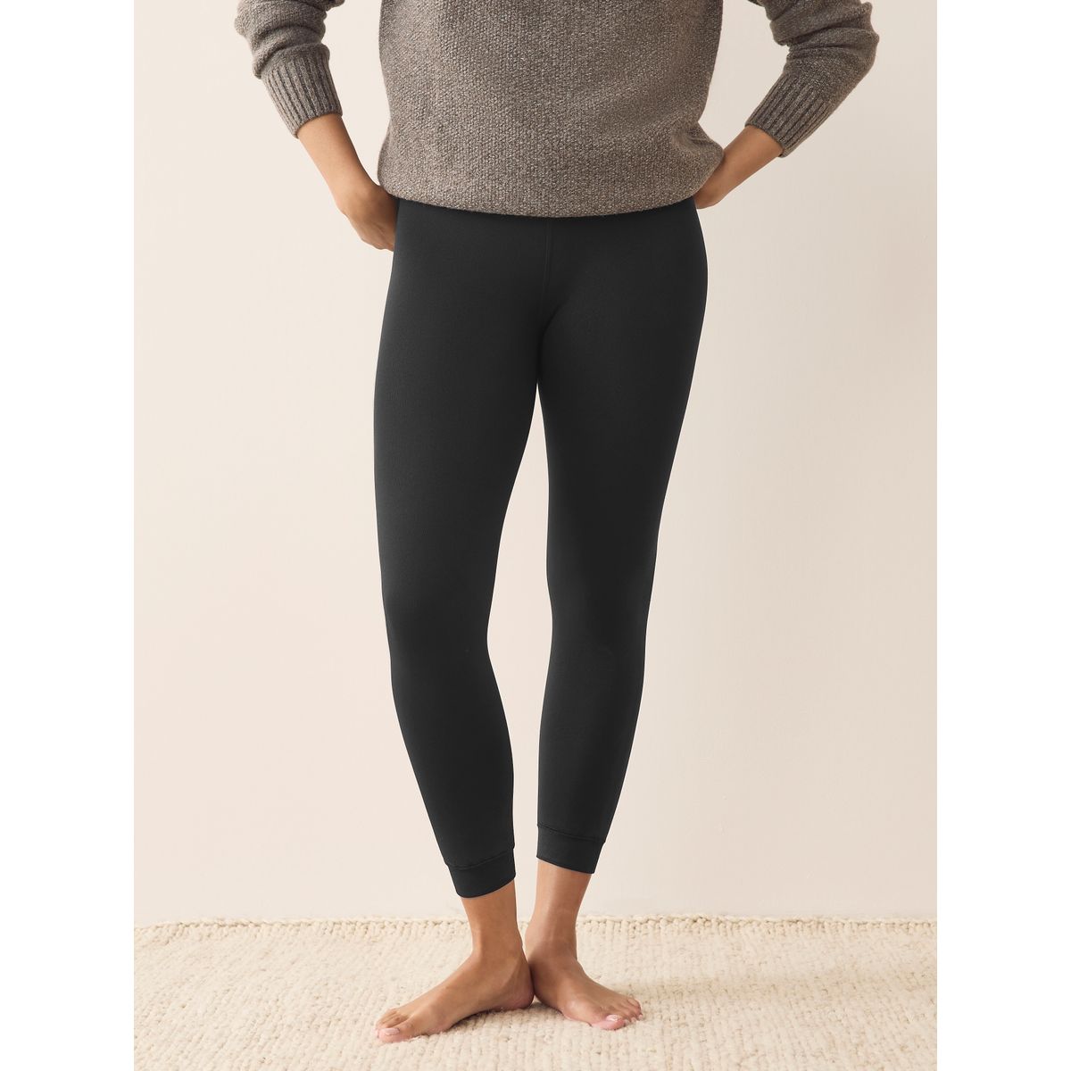 Legging thermique à doublure polaire noir, NEXT