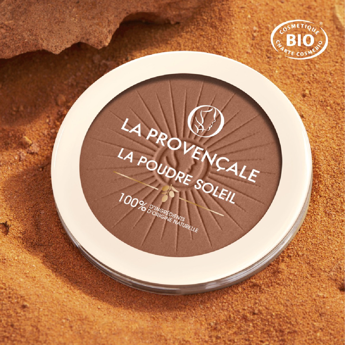 Poudre Soleil Bronzante BIO Lumière d'Ocres soleil de rustrel, LA PROVENÇALE