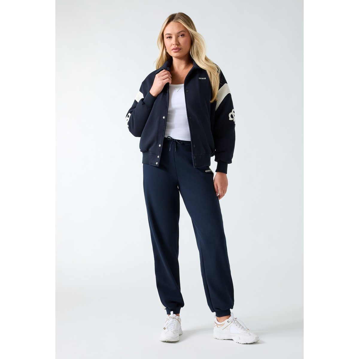 Veste Bomber Avec Logo bleu, GUESS